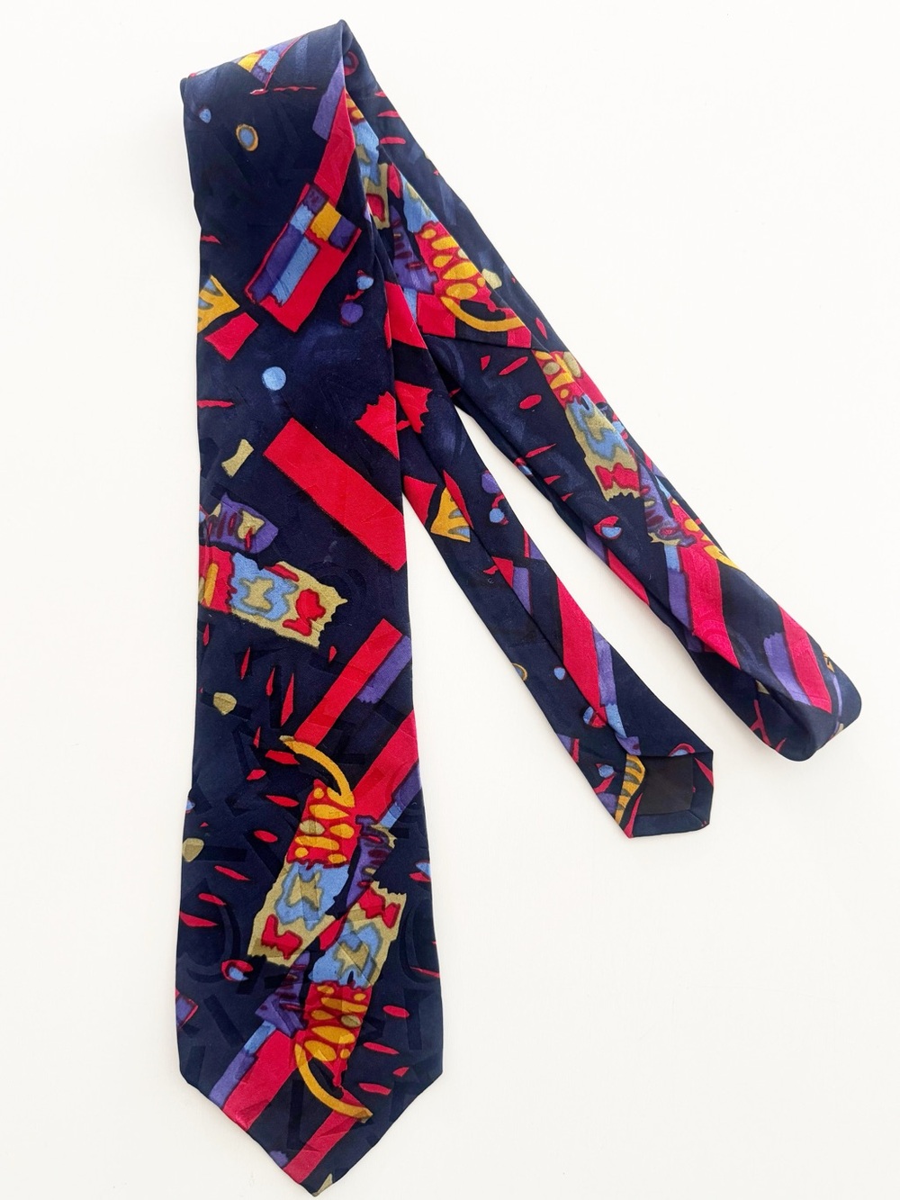 Vintage Da Vinci Silk Tie